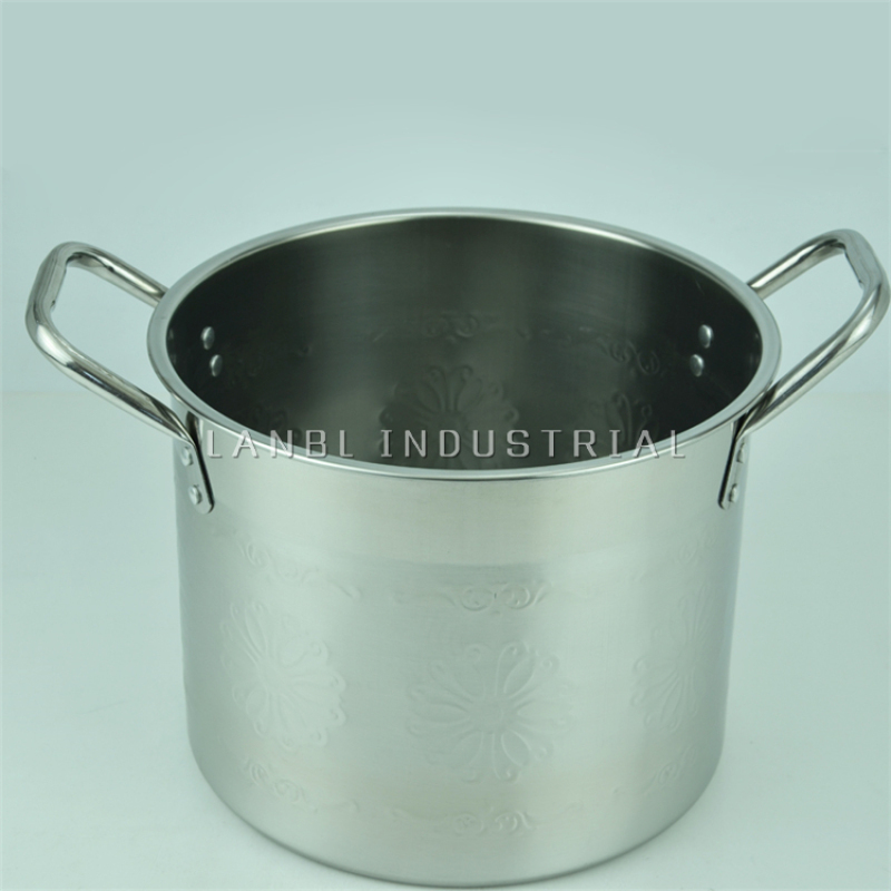 Wholesale Food Grade Stainless Steel Cooking Pot 4pcs Elegant