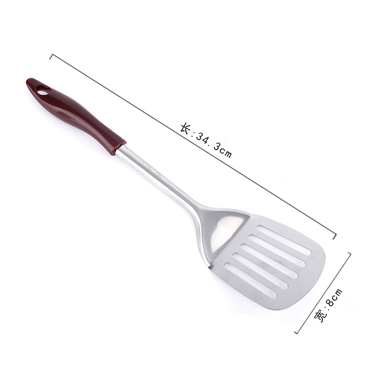 410-Stainless-Steel-Big-Meat-Slotted-Spatula-Turner-with-Wooden-Handle-LBST2165S
