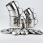 410ss Hot Selling Stainless Steel Coffee Cup Set with Multi Size
