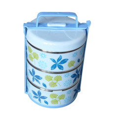 3Layers /Set Thermal Proof Plastic PP Stainless Steel Lunch Box