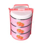 3Layers /Set Thermal Proof Plastic PP Stainless Steel Lunch Box