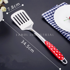 6 pcs set Stainless Steel Kitchen Cooking Tools Sets with Colorful Handle