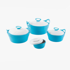 4 Pcs Set Thermos Insulated Food Warmer Casserole Stainless Steel