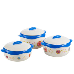 3 Pcs Set Stainless Steel Plastic Bento Lunch Box  Food Containers