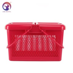 Customized Plastic PP Clothing Basket Plastic Storage House Hold in Stock