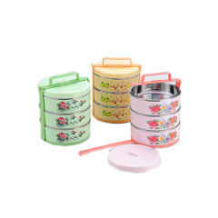 3 Layers Lear Proof Bento Thermal Proof Stainless Steel Bento Lunch Box