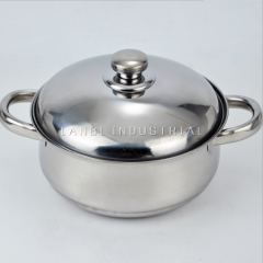 Africa Hot Selling Cooking Pot 3/4 Pcs Stainless Steel Casserole Set