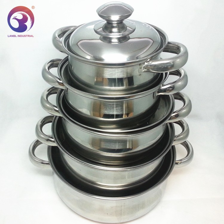 American Style 5 Pcs Stainless Steel Hot Pot Casserole Set with Factory Price