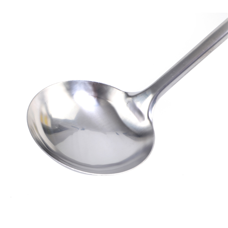 Best-Selling-Large-410-Stainless-Steel-Long-Handle-Soup-Ladle-with-Hole-End-LBS2153S
