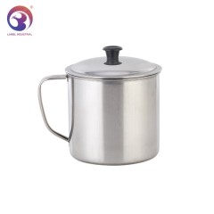 Camping Equipment Double Wall Stainless Steel 410 Travel Cup with Removeable Handle
