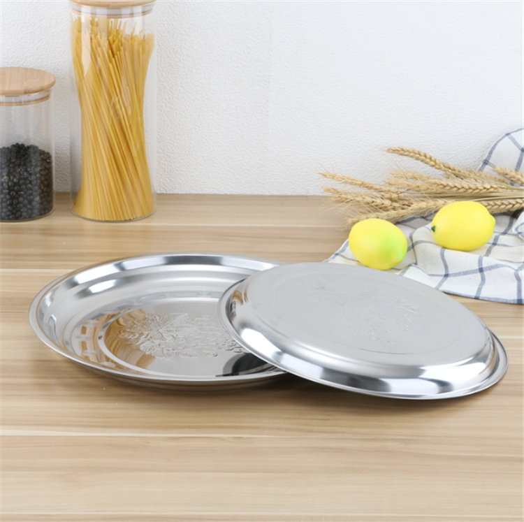 Cheap-30cm-Stainless-Steel-Round-Meat-Tray-Round-Serving-Dishes-for-Dinner-LBSP4532