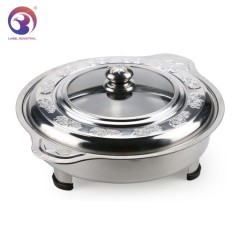 Cheap Stainless Steel Buffet Chafing Dish with Glass Lid For Restaurant and Hotel