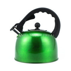 Colorful Water Boiling 3L Stainless Steel 201 Teapot with Handle