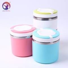 Customized 3 Pcs Set Thermal Proof Stainless Steel Lunch Box for Adults & Kids