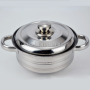 Customized 3 Pcs Stainless Steel Hot Pot Casserole Set with Sharp Bottom