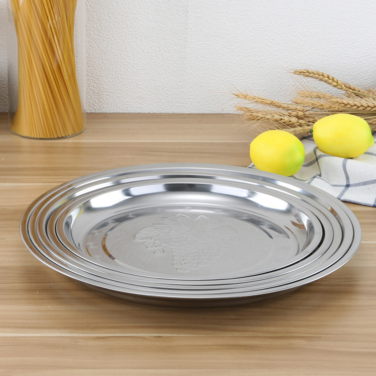Customized-36cm-Stainless-Steel-Dishes-and-Plates-with-Grape-Carving-LBSP4530