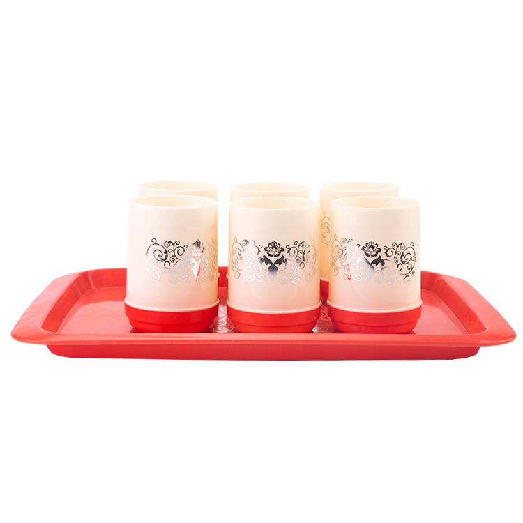 Customized-8-PCS-Dinnerware-Sets-Plastic-Water-Jug-With-Cups-LBTS5522