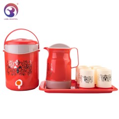 Customized 8 PCS Dinnerware Sets Plastic Water Jug With Cups