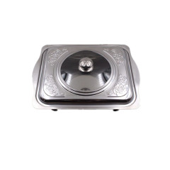 Customized Chafing Dish With Glass Lid Food Warmer For Restaurant Hotel