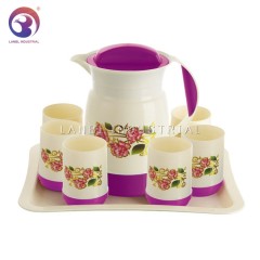Customized Insulated Water Jug With 6 Cups & Plate  Factory Price