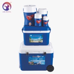 Customized Logo Easy Move Durable Big Capacity 50 Liters Portable Plastic Ice Cooler Box