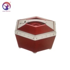 Customized Octagon Insulated Stainless Steel Food Warmer Wooden Marble Luxury Lunch Box