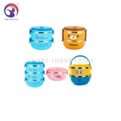 Customized Plastic Stainless Steel Bento Lunch Box Food container