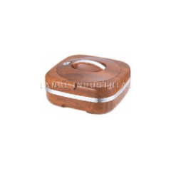 Eco-Friendly Lunch Box 1/2/3 Layers Stainless Steel Wooden Color Marble