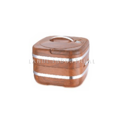 Eco-Friendly Lunch Box 1/2/3 Layers Stainless Steel Wooden Color Marble