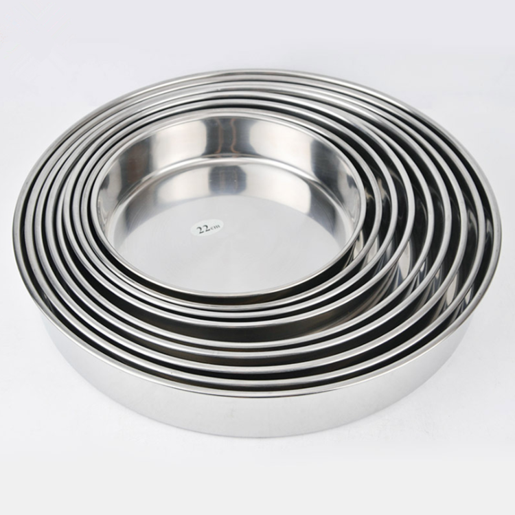 Factory-Direct-Hot-Sale-Stainless-Steel-Round-Cake-Pan-Pizza-Pan-Baking-Tray-LBCP0001