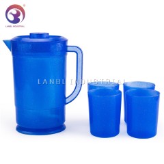High Quality 2L Plastic Water Beer Jug Set with Side Handle