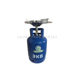 High Quality 3KG Empty LPG Gas Cylinder Price Filling With Valve