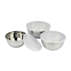 High Quality 5 Pcs Set Korean Stainless Steel 201 Preservation Bowl/ Lunch Box with Lid