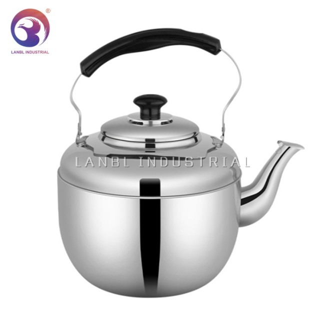 High Quality Extra-thick Stainless Steel 4.8L Korean Whistling Tea Kettle Coffee Teapot