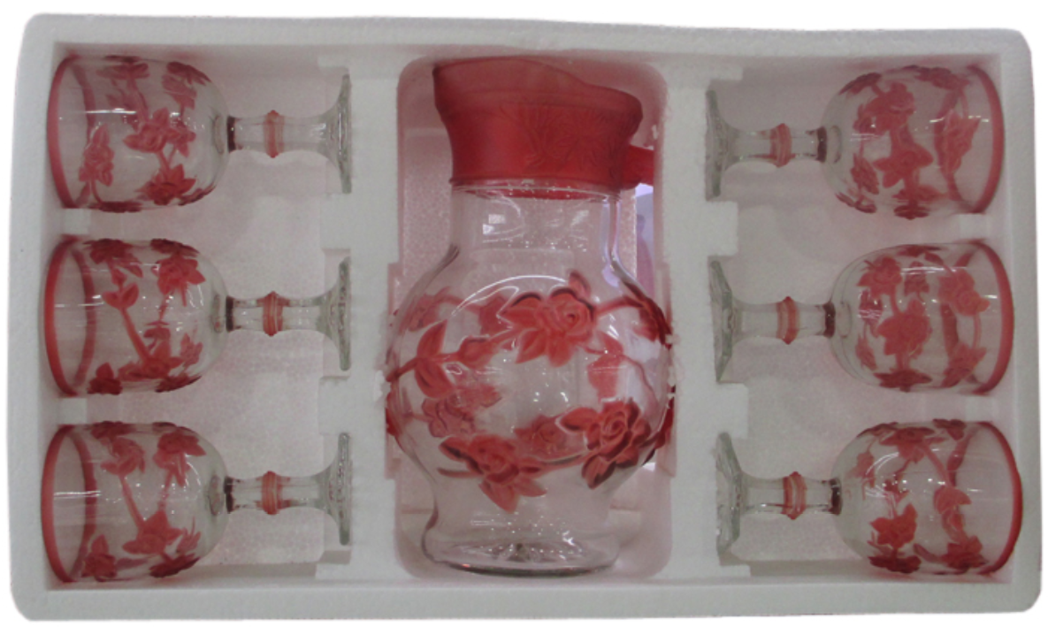 Hot-Sale-7pcs-Glass-Drinking-Jug-Sets-Cups-Sets-with-Spray-Deco-Color-LBGS5215