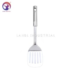 Hot Sale Kitchenware 410 Stainless Steel Slotted Turner for Cooking Fish