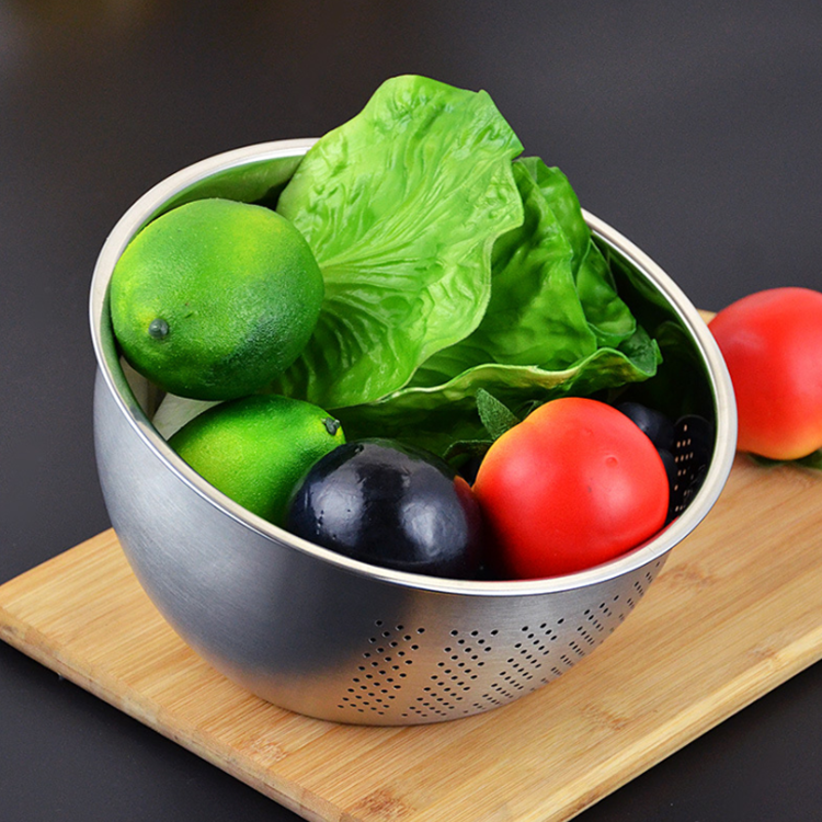 Kitchen-Serving-Vegetable-Fruit-Stainless-Steel-Oblique-Bottom-Colander-Strainers-LBSC0001