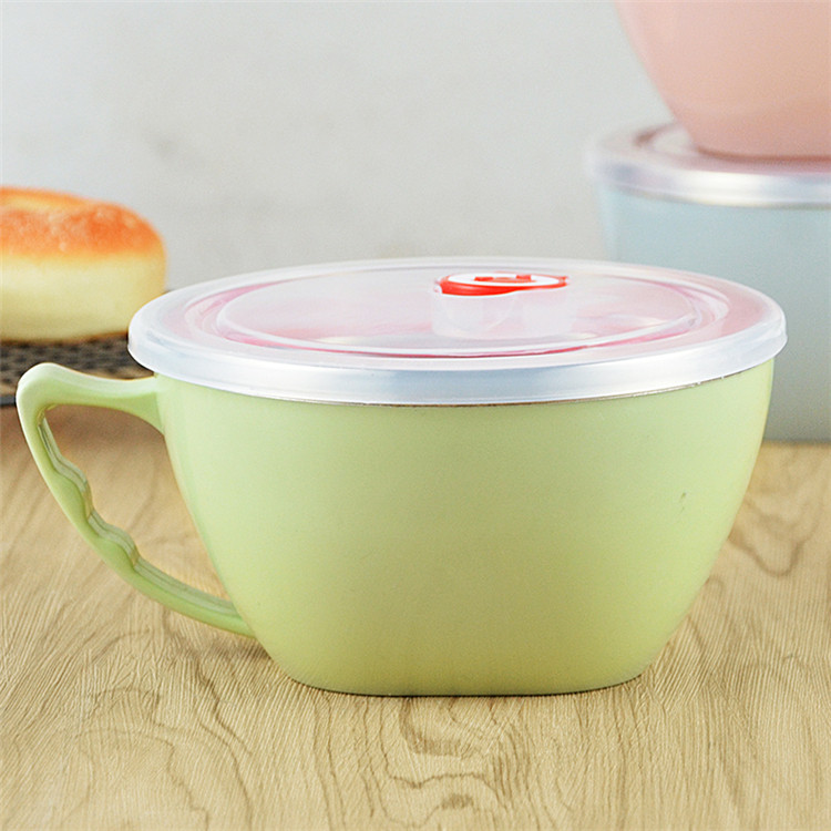Korean-Style-Stainless-Steel-Plastic-Instant-Noodles-Cup-Fresh-keeping-Bowl-Set-LBSB1001