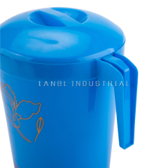 Large Size 5pcs Set 3.6L  Plastic Water Jug Cooler and Cup Set