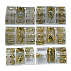 Luxury Mid-East Design Gold Color Electroplating Glass Water Jug Set