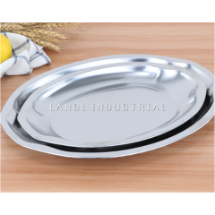 Middle East Style Different Plated Steel Oval Dishes/Egg Shaped Plate/Oval Salver
