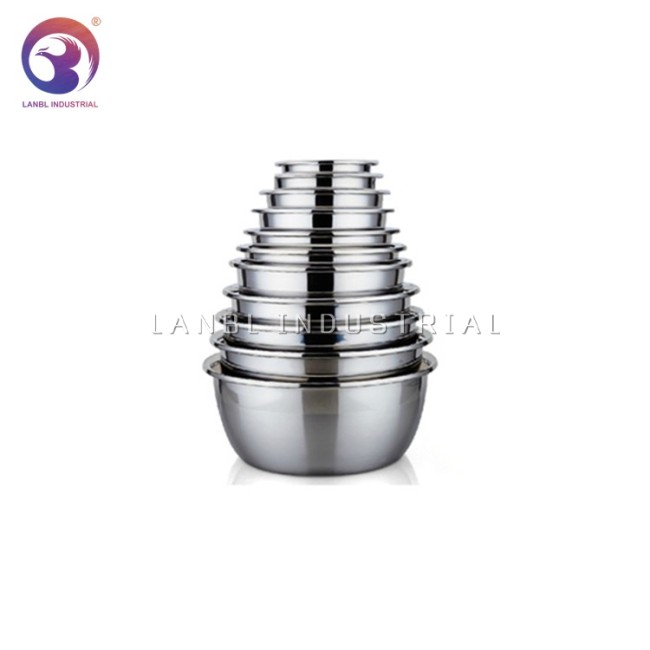 Multipurpose Deep Personalized Mixing Bowl Stainless Steel Magnetic Bowl