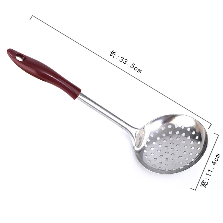 New-Design-410-Stainless-Steel-Slotted-Skimmer-Strainer-with-Wooden-Handle-LBS2164S