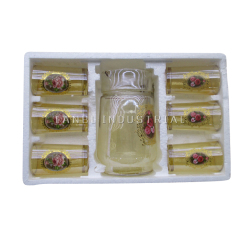 New Design 7PCS Golden Glass Jug Set Water Set Drinking Items