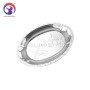 New Style Kitchenware Stainless Steel Food Dishes Oval Salver Egg Shaped Plate