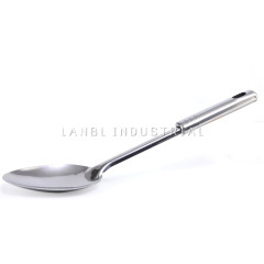 Simple Restaurant 410 Stainless Steel Rice Serving Spoon with Long Handle