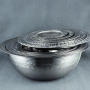 Stainless Steel Indian Big Basin African Washing Basin with Stamp Pattern