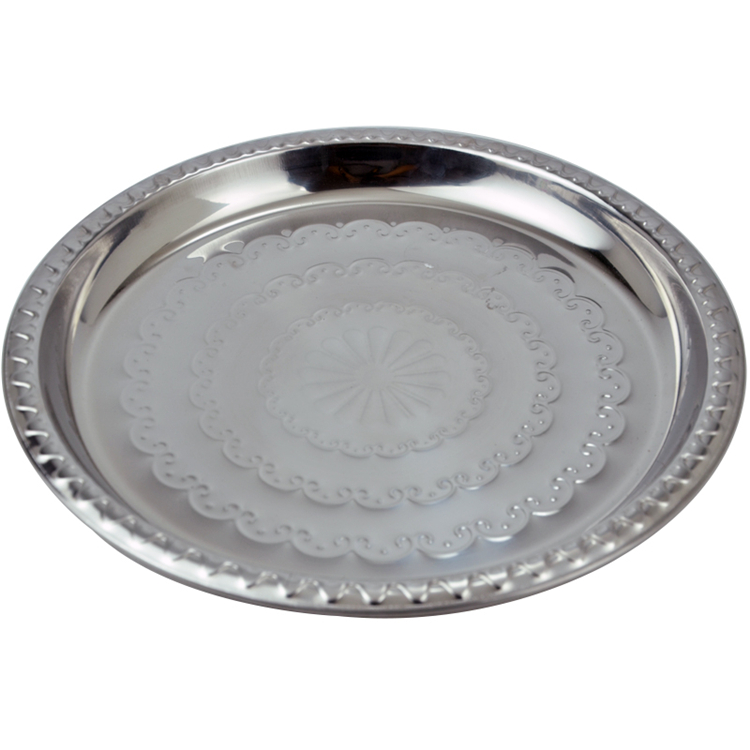Stainless-Steel-Serving-Food-Tray-Grape-Shaped-Fruit-Tray-Round-Plate-LBSP6631
