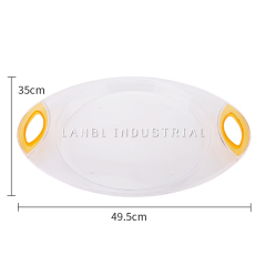 Customized Plastic PP Tray Food Plate Plastic Transparent in Stock