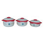 3Pcs/Set Stainless Steel Lunch Bowl Food Warmer Insulated Plastic PP